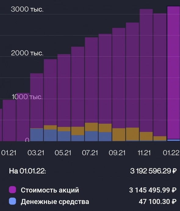 Инвестирование | Итоги 2021