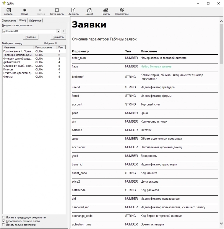 Qlua: работа с заявками (часть 2).