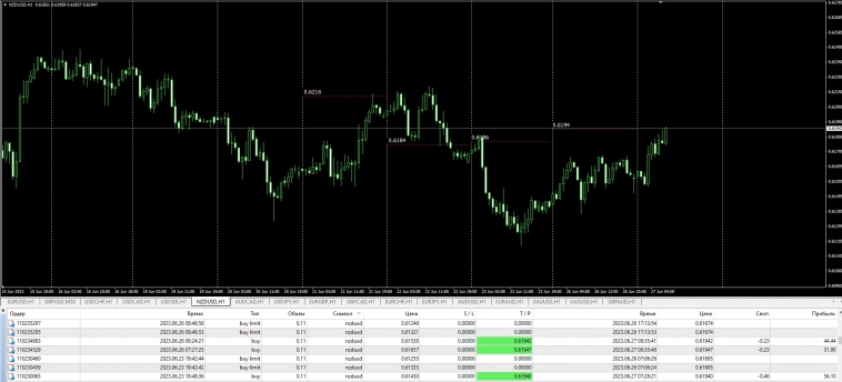 #NZDUSD / Фиксация лонг .