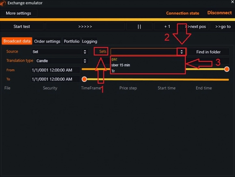 OsMiner. Запуск найденных паттернов.