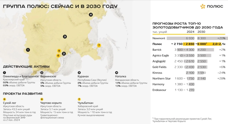 ⛏️ Полюс – Перспективы золотодобытчика на ближайшие 5 лет
