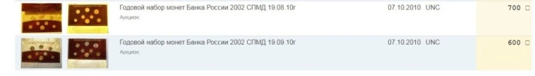 Как я заработал 13 400% на годовом наборе монет 2002 года Банка России ММД и СПМД