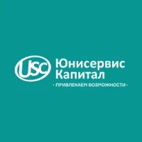 Лого компании Юнисервис Капитал