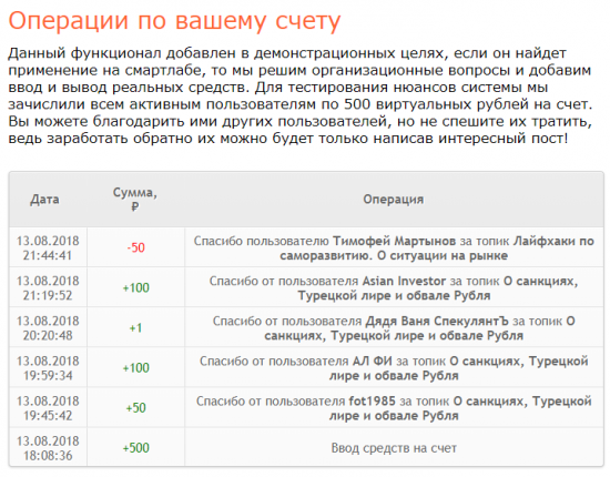 Поддержу идею Тимофея Мартынова рублём.