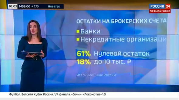 Центробанк дал статистику о брокерских счетах населения