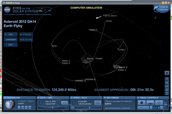 Asteroid 2012 DA14