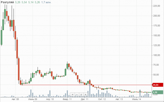 Разгуляй - стала системообразующей. Потенциал роста 500%