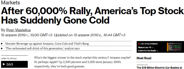 60 000% прибыли на кофеине и воде. Monster Beverage Corp (MNST)