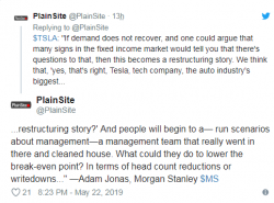 Morgan Stanley стебется над Теслой.