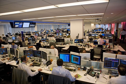 Trading floor Bloomberg Tradebook (Manhattan)