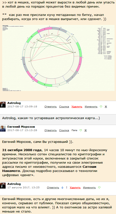 Звезданутый блокчейн (BTC + прочие альткойны).