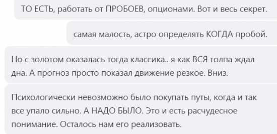 Опционы. Золото. Торгуем от пробоев. Не грааль.