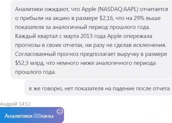 История одного AAPL. Астрология не даст соврать.