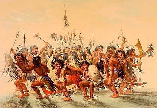 Scalp dance by George Catlin