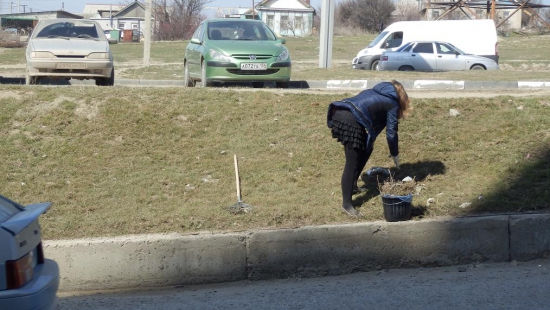 По дороге в офис..