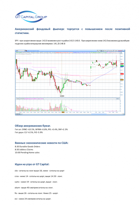 Сезон отчетов продолжает набирать обороты.