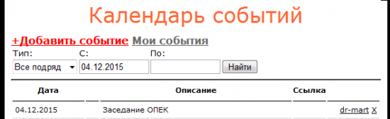 Событие дня !