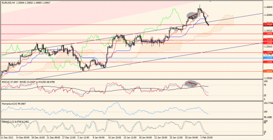 Максим Дмитриев. Обзор по EUR/USD, GBP/USD на 05.02.2013