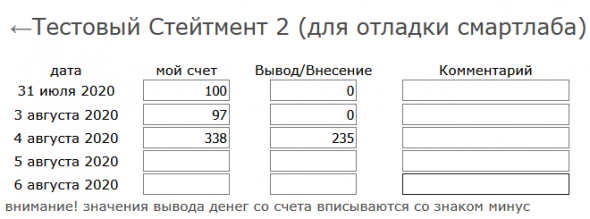 Расчёта доходности (исправляем баг)