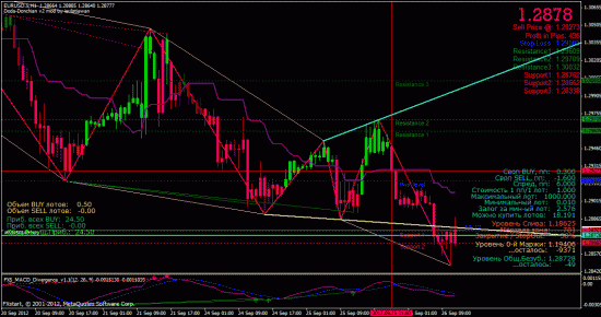 Покупка EUR/USD