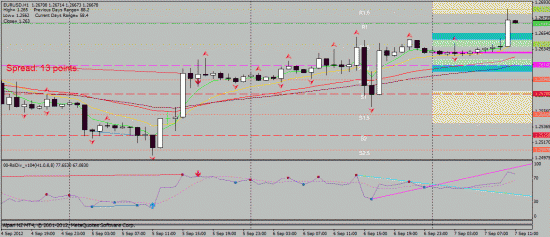 intraday EUR/USD 07.09.2012