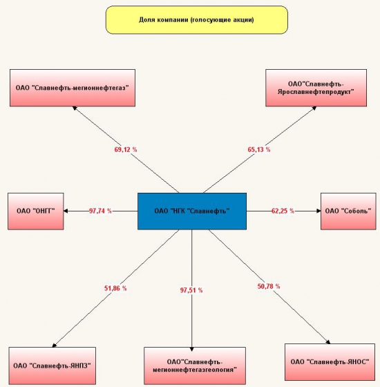 Разбор компании ОАО "НГК "Славнефть"