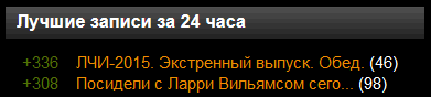 Обед с Решпектом vs Ужин с Вильямсом