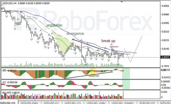 RoboForex: анализ индикаторов Б. Вильямса для USD/CAD и NZD/USD на 31.05.2013