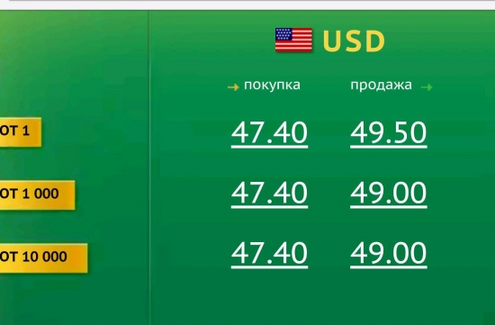 Обменял доллары по 47.40