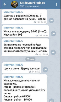 По целям: нефть, доллар, ртс 21.05.2020