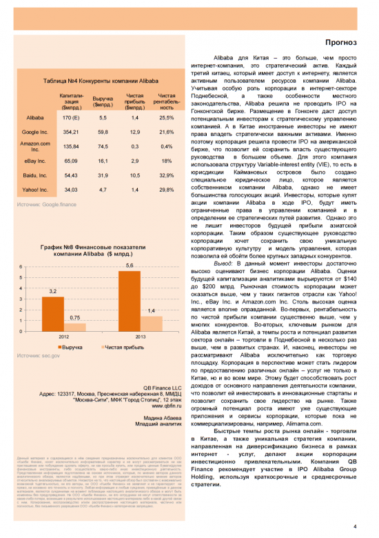 Обзор компании Alibaba Group Holding.