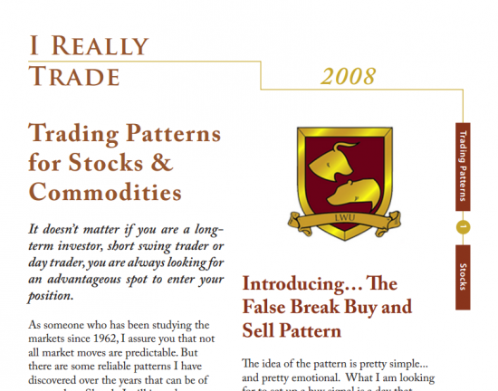 Trading Patterns  for Stocks &  Commodities Larry Willams PDF  (Случайно нарыл на английских сайтах)