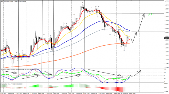 EURUSD H1_13.08.2013