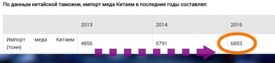 Россия на рынке мёда-2017