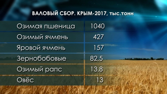 Россия на рынке зерновых-2017