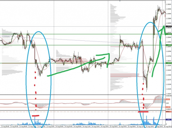 Мои сделки по EURUSD (19.08.2013)