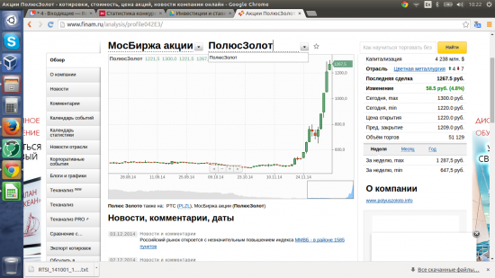 Кто может обьяснить чудо по имени ПолюсЗолото?