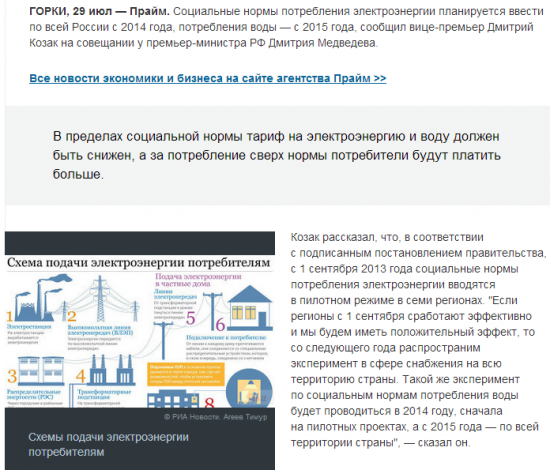 Социальные нормы потребления электричества. Электроэнергетику не покупаем?