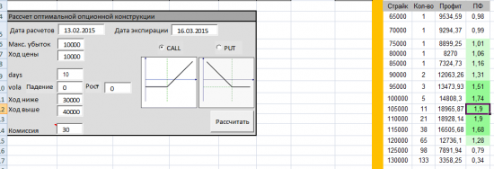Анализатор опционных позиций. Версия 7