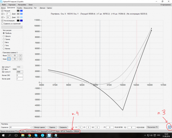 Анализатор опционных позиций. OptionFVV. Версия 2.0 public