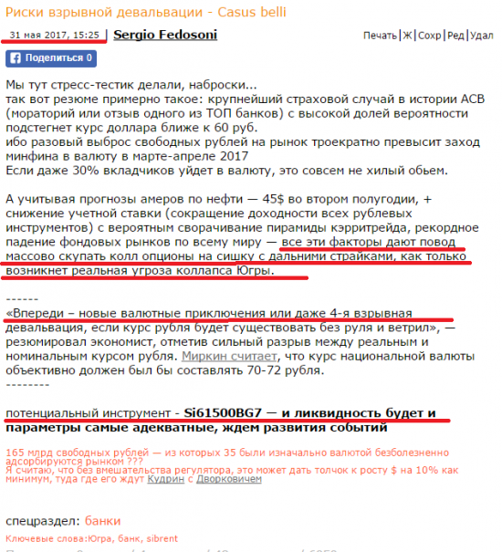 Бэнкинг по-Русски: Как заработать на "ЮгроНегативе"