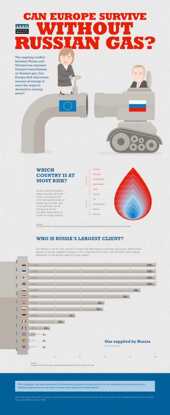 Воистину отличная инфографика — сможет ли ЕС выжить без газа из РФ