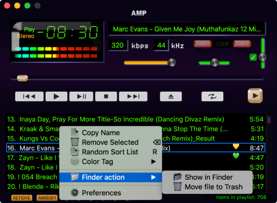 AMP player best alternative Winamp for macOS