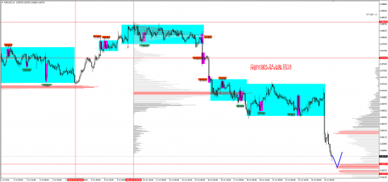 Обзор рынков 24.07.2014 (AUD,NZD,S&P500,DAX)