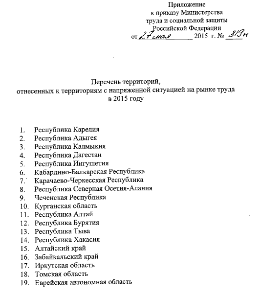 Напряженка на рынке труда РФ набл. в 19 регионах (документ)