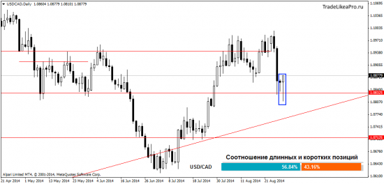 Анализ валютного рынка Форекс на 1.09.2014