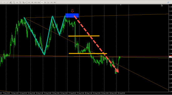 USDCAD (H1) SORT полная отработка