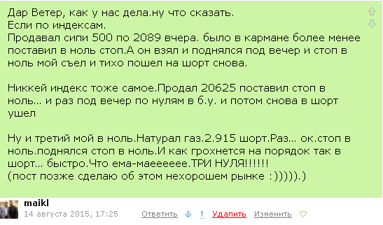 Как меня выбивали по безубыткам .+ Не итоги недели.