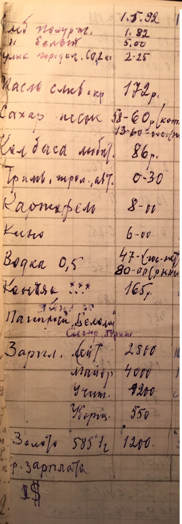 Кризис 1991 года.  Часть 2. (1992 год)