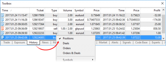 MetaTrader 5 build 1525: Представление истории в виде позиций и улучшение тестера